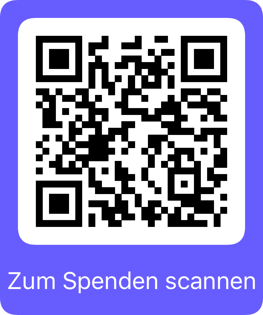QR-Code für Online-Spende via Stripe